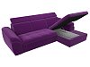 Угловой диван Мисандра правый угол (фиолетовый цвет)