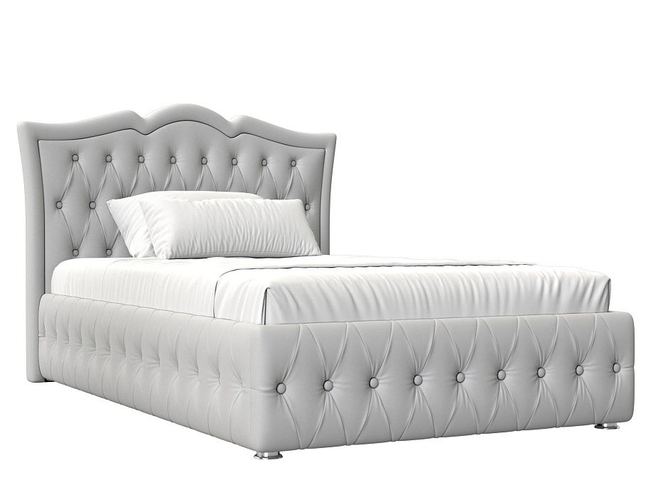 Интерьерная кровать Герда 140 (белый)