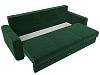 Прямой диван Лига-031 (зеленый цвет)