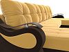 П-образный диван Меркурий (желтый\коричневый)