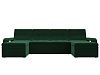 Диван П-образный Лига-035 мини (зеленый)