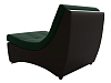 Модуль Монреаль кресло (зеленый\коричневый)