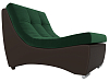 Модуль Монреаль кресло (зеленый\коричневый)